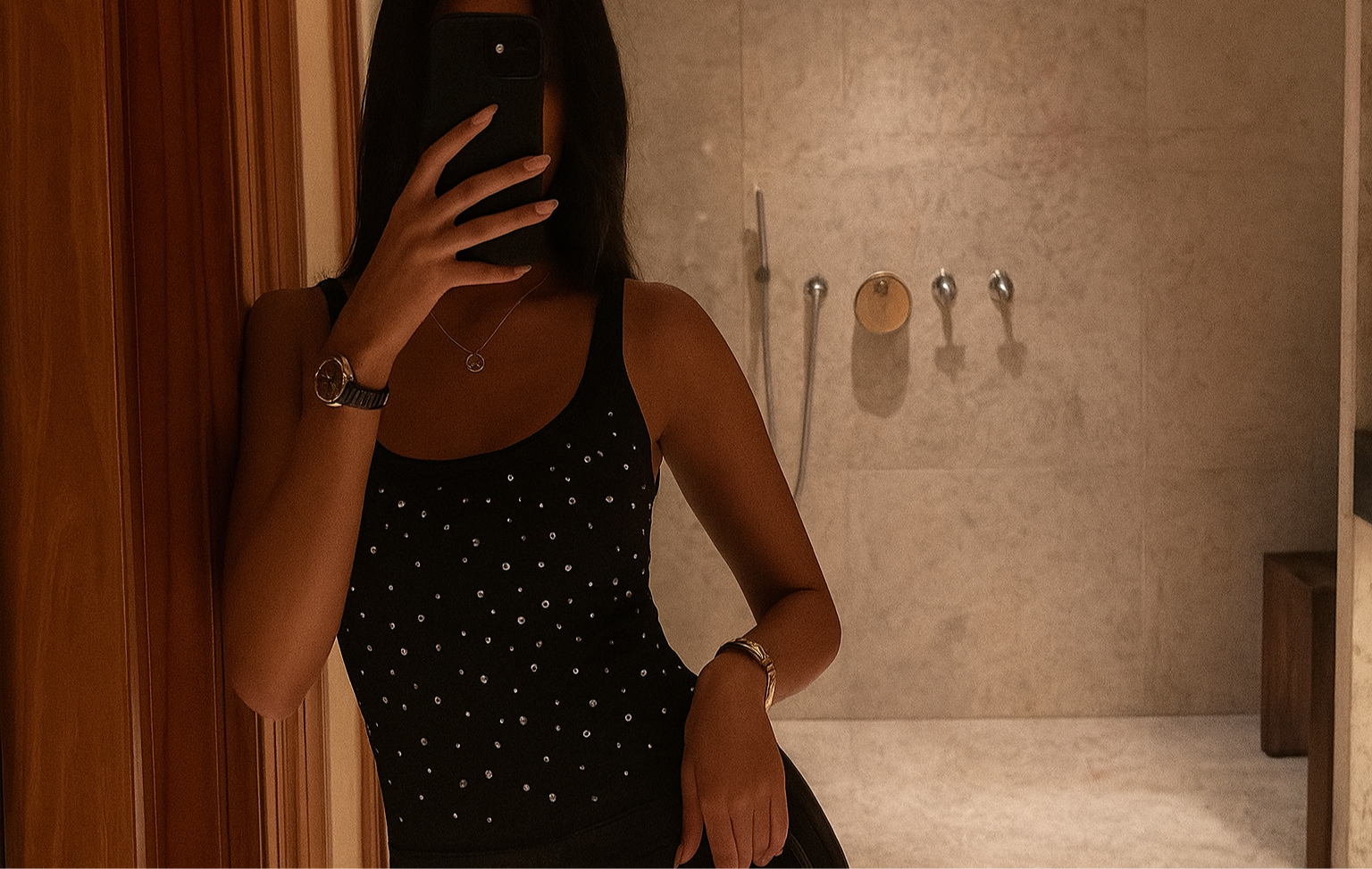 Pressure Makes Diamonds Black Tank Top