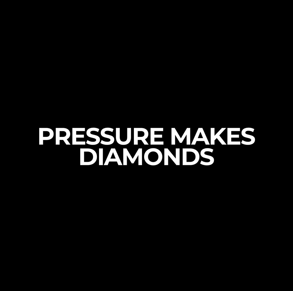 Pressure Makes Diamonds Black Tank Top
